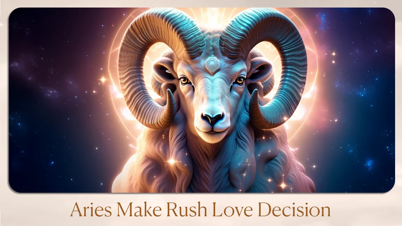 Aries make rush love decision
